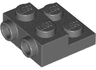 Plate, Modified 2 x 2 x 2/3 with 2 Studs on Side - Hollow Bottom Tube