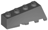 Wedge 4 x 2 Sloped Left
