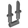 Minifigure, Weapon Knives, 2 on Sprue