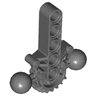 Bionicle Hips / Lower Torso with 2 Ball Joint and 7 Tooth Half Gear