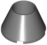 Cone 4 x 4 x 2 Hollow No Studs