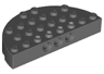 Brick, Round Corner 4 x 8 Full Brick Double
