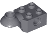 Technic, Brick Modified 2 x 2 with Pin Hole and Rotation Joint Ball Half Horizontal