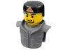 Sports Promo Figure Torso and Head Assembly McDonald's Set 7 (7921) with Dark Tan and Red Triangle Pattern (Sticker) - Set 7921