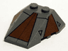 Wedge 4 x 4 Triple with Stud Notches with Sith Nightspeeder Pattern 1