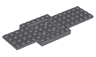 Vehicle, Base 6 x 16 x 2/3 with 4 x 4 Recessed Center and 4 Holes