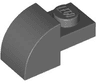 Slope, Curved 2 x 1 with Recessed Stud