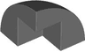 Brick, Round Corner 2 x 2 x 1 2/3 Dome Top