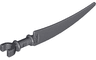 Minifigure, Weapon Sword, Scythe Blade with Clip Pommel