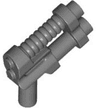 Minifigure, Weapon Gun, Two Barrel Pistol - 8-Rib Top Barrel