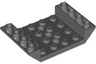 Slope, Inverted 45 6 x 4 Double with 4 x 4 Cutout and 3 Holes