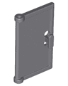 Door 1 x 2 x 3 with Vertical Handle, Mold for Tabless Frames