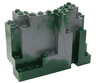 Rock Panel 4 x 10 x 6 Rectangular (BURP) with Marbled Dark Green Pattern
