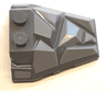 Wedge 4 x 4 Fractured Polygon Top with Light Bluish Gray Facets Pattern