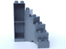 Duplo Stairs with Drawer Slots