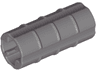 Technic, Axle Connector 2L (Ridged with x Hole x Orientation)