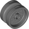 Wheel 18mm D. x 12mm with Pin Hole and Stud, Dotted Brake Rotor Lines