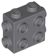 Brick, Modified 1 x 2 x 1 2/3 with Studs on Side and Ends