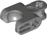 Technic, Axle Connector 2 x 3 with Ball Joint Socket - Closed Sides, Straight Forks with Closed Axle Holes
