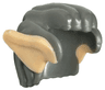 Minifigure, Hair Short, Swept Back with Molded Light Nougat Elf / Goblin / Orc Ears Pattern