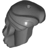 Minifigure, Hair Female Long Wavy with Parted Bangs Swept Back, Smooth Top with Pin Hole