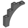 Arch 1 x 5 x 4 - Irregular Bow, Reinforced Underside