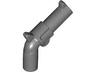 Minifigure, Weapon Gun, Pistol Revolver - Large Barrel and Hollow Handle