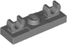 Plate, Modified 1 x 3 with 2 Open O Clips on Top