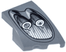 Wedge 3 x 2 Right No Studs with Pagani Utopia Car Headlight, 2 Silver Bulbs and Black Outline Pattern
