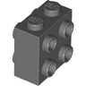 Brick, Modified 1 x 2 x 1 2/3 with Studs on Sides