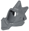 Minifigure, Headgear Helmet Spiked Top with Grille and Open Front and Back