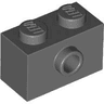 Brick, Modified 1 x 2 with Stud on Side with Bottom Stud Holder