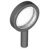 Minifigure, Utensil Magnifying Glass with Removable Trans-Clear Lens