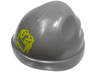 Minifigure, Headgear Cap, Beanie with Lime Brick Graffiti Pattern