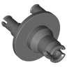 Technic, Steering, Wheel Hub 3 Pins Round