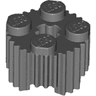 Brick, Round 2 x 2 with Axle Hole and Grille / Fluted Profile