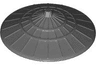 Minifigure, Headgear Hat, Conical Asian