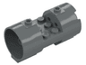 Cylinder 3 x 6 x 2 2/3 Horizontal - Square Connections Between Interior Studs
