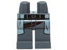 Hips and Legs with Light Bluish Gray Coattails and Dual Belt Pattern