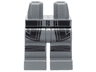 Hips and Legs with Black Open Coat and Knee Straps Pattern