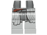 Hips and Light Bluish Gray Legs with Flowing Robe and Reddish Brown Strap Pattern