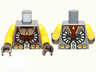 Torso Atlantis Diver Two Hoses and Yellow Belt Pattern / Yellow Arms / Black Hands