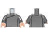Torso SW Chancellor Palpatine Robe with Silver Pattern / Dark Bluish Gray Arms / Light Nougat Hands