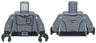 Torso SW Imperial Officer 18 (Admiral Yularen) Pattern / Dark Bluish Gray Arms / Black Hands