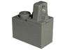 Hinge Brick 1 x 2 Locking with 1 Finger Top