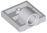 Plate, Modified 2 x 2 with Pin Hole - Full Cross Support Underneath