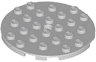 Plate, Round 6 x 6 with Hole