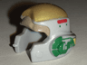 Minifigure, Headgear Helmet SW Rebel with Dark Tan, Gold and Green A-wing Pilot Pattern