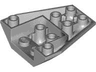 Wedge 4 x 4 Triple Inverted with Connections between 4 Studs