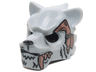Minifigure, Headgear Mask Tiger with White Fang, Copper Fang and Copper Armor with Rivets Pattern